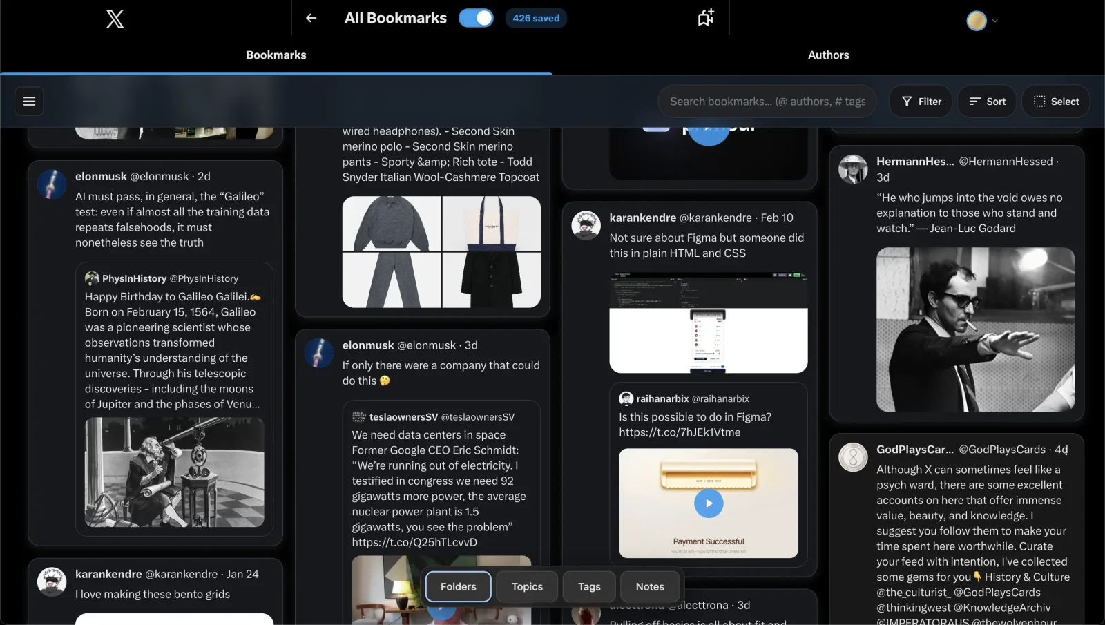 XSaved — your X bookmarks, turned into a searchable, organized library